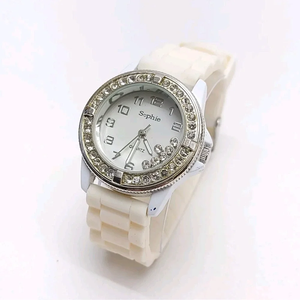 Sophie Collezio Silver-tone Women's Quartz Jelly Watch New Battery Japan Movt